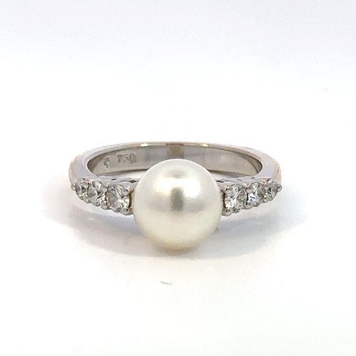 Mikimoto 18k white - mikimoto,
